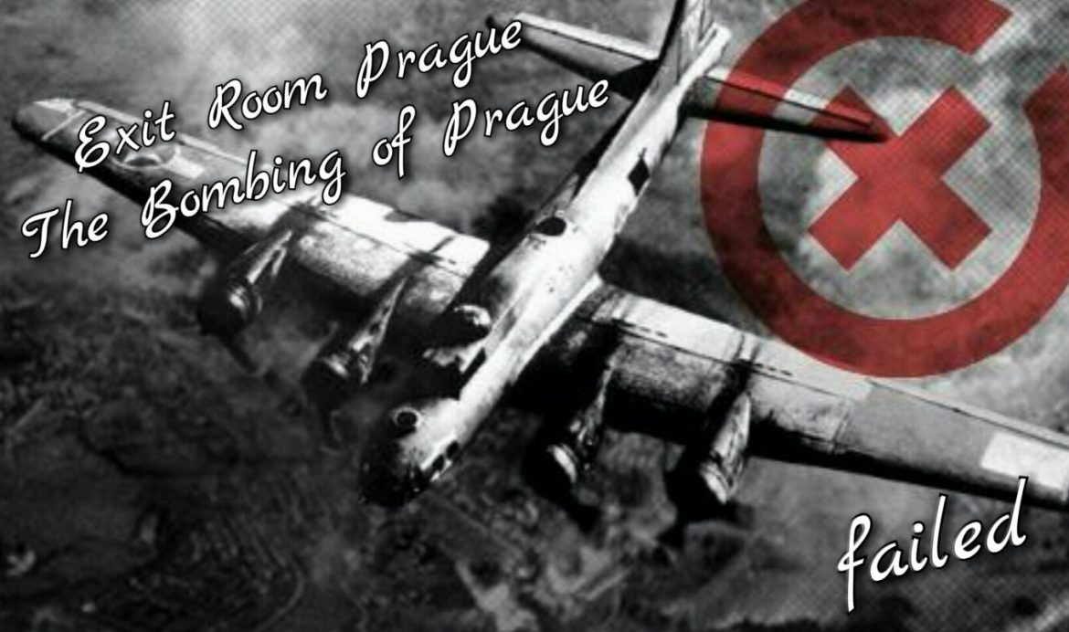 Ein Bild des Escape Game Anbieters Exit Room Prague, bei dem wir den Raum The Bombing of Prague gespielt haben.